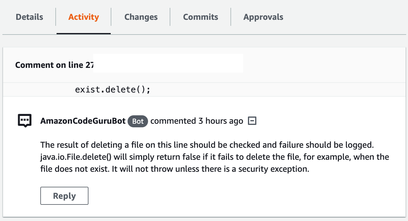 AWS CodeGuru Little by little and bit by bit マイペースにこつこつと